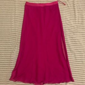 Free People Silk Skirt